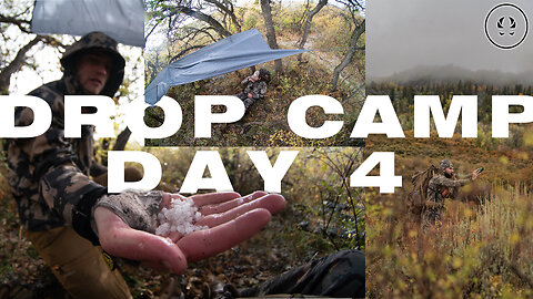 Colorado Public Land Elk Drop Camp | Riding Out the Storm, Bugling Bulls & Hail!