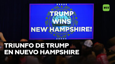 Trump gana en las primarias republicanas de Nuevo Hampshire