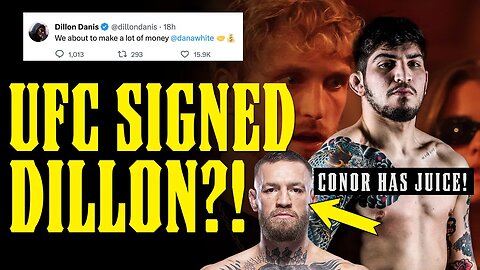 Dillon Danis SIGNED by UFC?? OFFICIAL Announcement Imminent?? Conor McGregor has SERIOUS JUICE!