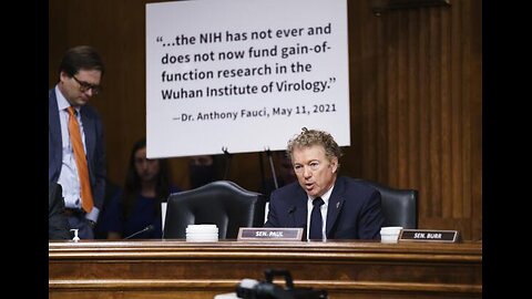 Rand Paul Scares the Pants Off NIH Over Secret Bribery Scheme