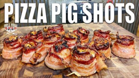 Pizza just changed... Make these PIZZA PIG SHOTS!