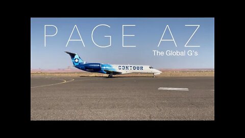 Contour Airlines Embraer 135 Takeoff Page Arizona PGA/KPGA (4K)