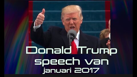 Donald Trump - Inauguration speech 2017 - Nederl.ot - Open Vizier