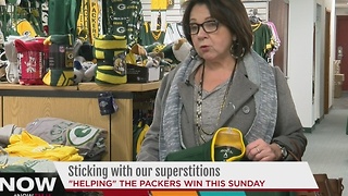 Superstitious Packers fans come out of the closet