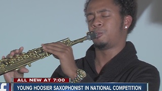 19-year-old Hoosier saxophonist in national competition