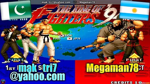 The King of Fighters '94 (mak_tri7@yahoo.com Vs. Megaman78) [Pakistan Vs. Argentina]