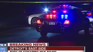 Body of kidnapped man found in Detroit