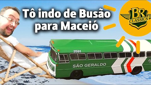 ÔNIBUS EM MINIATURA VIAÇÃO SÃO GERALDO BR CLASSICS