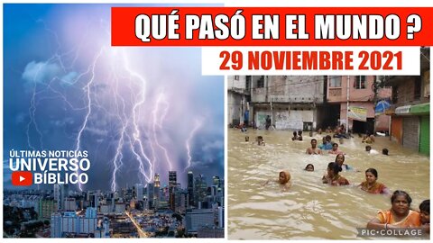 ACABA DE SUCEDER EN EL MUNDO ULTIMAS NOTICIAS ALERTA⚡️MUNDIAL 29-11-2021 #Terremoto #Inundaciones