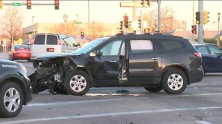 Two injured in crash near Fond Du Lac and Capitol Drive