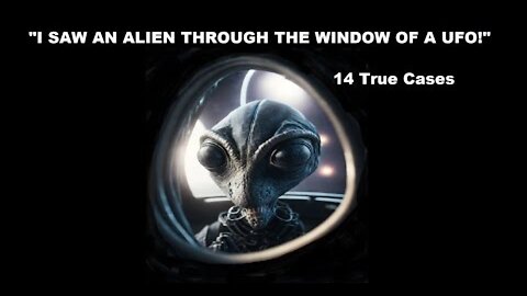 "I Saw an Alien Through the Window of a UFO!" 14 True Cases