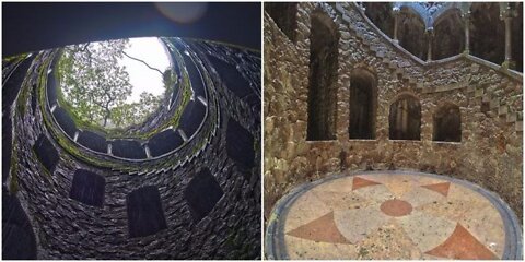 The Initiation Well at Quinta da Regaleira near Sinta, Portugal