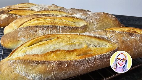 Fluffiges Butter Baguette mit Hefewasser | Einfaches Rezept zum Nachbacken! 🥖✨