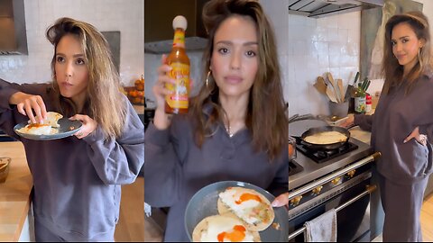 Discover Jessica Alba's Secret Recipe for Flavorful Cholula Eggy (and Cheesy) Tacos!