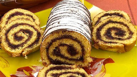 How to make delicious Swiss rolls with jam