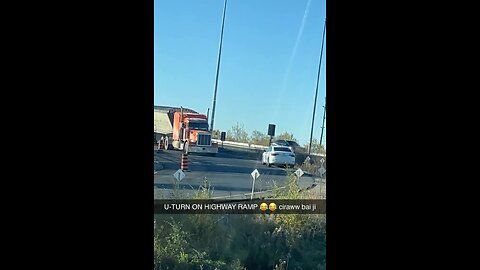 Vehicle Going Wrong Way On Highway