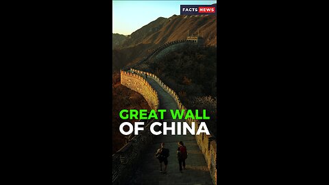 The Great Wall of China #factsnews #shorts