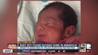 Mother abandons infant on doorstep in Annapolis