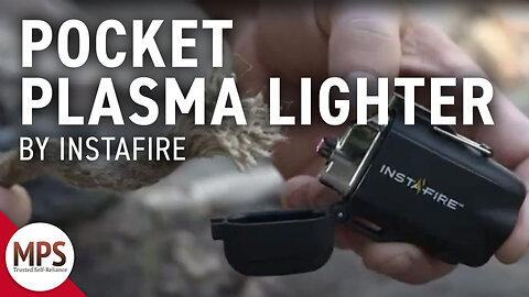 Pocket Plasma Lighter: Waterproof, Windproof, Winterproof by InstaFire