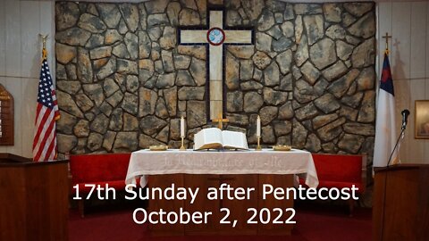 17th Sunday after Pentecost - October 2, 2022 - Joy over One - Luke 15:1-10