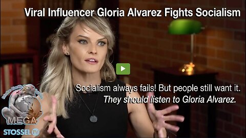 Viral Influencer Gloria Alvarez Fights Socialism - Socialism always fails! But people still want it. They should listen to Gloria Alvarez