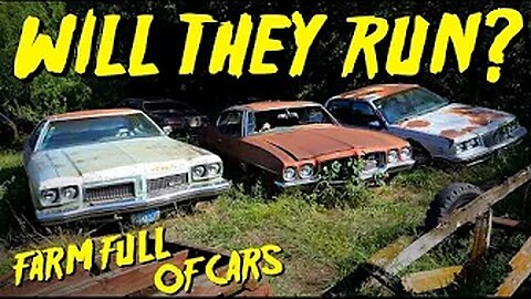 Abandoned Farm FULL of Old Cars - Will They RUN & DRIVE??