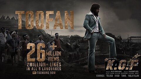 Toofan Video Song | KGF Chapter 2 | Rocking Star Yash |Prashanth Neel |