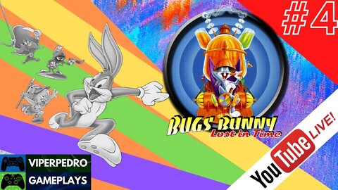 [LIVE] Bugs Bunny: Lost In Time [PlayStation] | DE VOLTA À AÇÃO COM PERNALONGA! | Gameplay #4