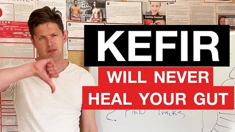 Why KEFIR Will NEVER Heal Your Gut || IBS, Crohn's & Colitis