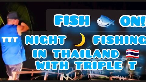 Night fishing in Thailand with Triple T. #catfishing #giantasiancatfish #swaifishthailand