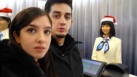 Staying at the World's First Robot Hotel! 🇯🇵 (Strangest Hotel of Japan)