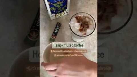 Hemp Infused Coffee ☕️ a bold and delicious. Stick packs make it perfect for on-the-go lifestyle.