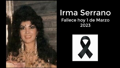 Fallece Irma Serrano