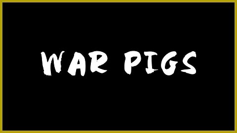 ►🔴✡️ 🕍 🇮🇱🇬🇧 War Pigs 🇺🇸🇮🇱 🕍✡️