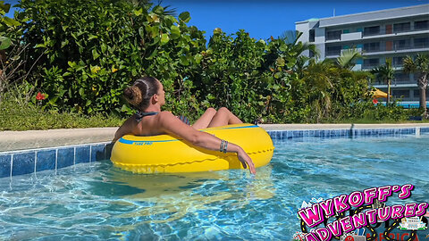 Lazy River & Pool at Beachside Hotel in Cocoa Beach, Florida