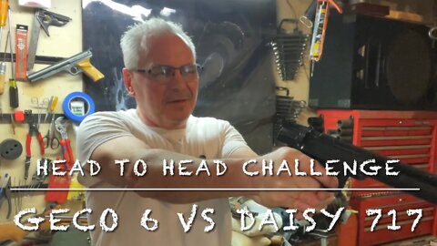 Head to head challenge Daisy 717 vs. Geco (Diana) model 6 using QYS pellets