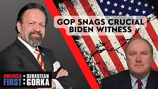 GOP snags crucial Biden witness. John Solomon with Sebastian Gorka on AMERICA First