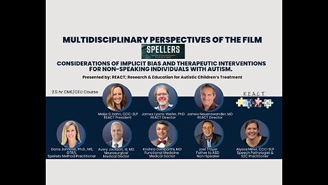 Multidisciplinary Perspectives of the Film SPELLERS. CME-CEU Accredited Course