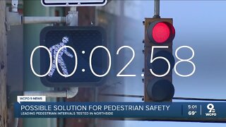 Possible solution for pedestrian safety tested in Northside