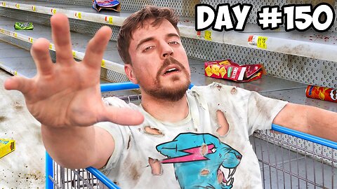 $10,000 Every Day You Survive In A Grocery Store | MrBeast