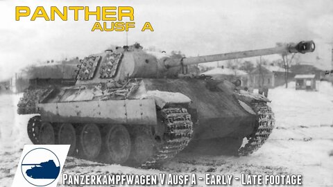 Rare WW2 Panther Ausf.A early and late footage - Panzerkampfwagen V.