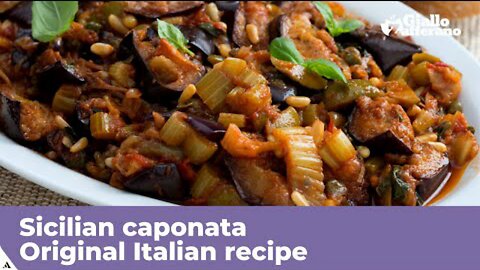 SICILIAN CAPONATA - Original Italian recipe