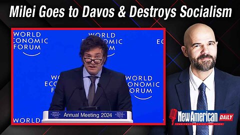 Javier Milei Goes to Davos & Destroys Socialism & Cultural Marxism