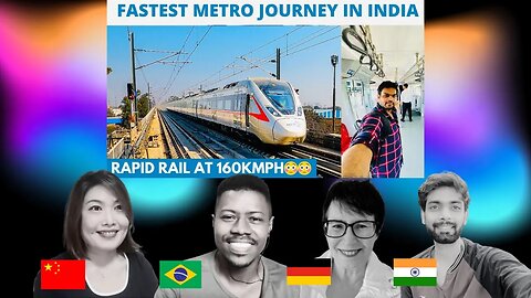 Namo Bharat Rapidx Train Reaction By Foreigners | Global Reactors