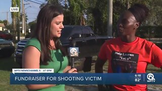 Event raises funds for woman on ventilator after Riviera Beach shooting