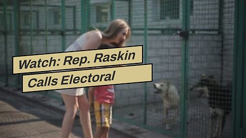 Watch: Rep. Raskin Calls Electoral College ‘Danger to Democracy’