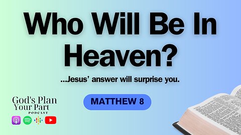 Matthew 8 | Jesus' Miraculous Authority and His Challenge to Skepticism