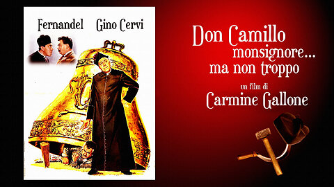 #1961 “DON CAMILLO MONSIGNORE... MA NON TROPPO” con GINO CERVI e FERNANDEL #Soggetto e sceneggiatura su trama di Giovannino Guareschi #TUTTO VINCE L'AMORE!!😇💖🙏