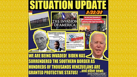 SITUATION UPDATE 9/22/23 - Gcr/Rv Judy Byington, Biden Impeachment, Gov Closing, Beware Of Fema Eas