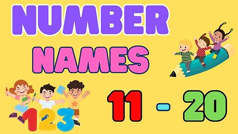Learn number spellings, Number name, Number names, Number names 11-20, Number spellings